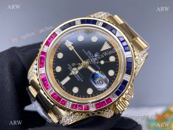 Swiss 3186 Rolex GMT-Master II 116758Saru All Gold Watch Swiss Replica GMTII (2)_th.jpg